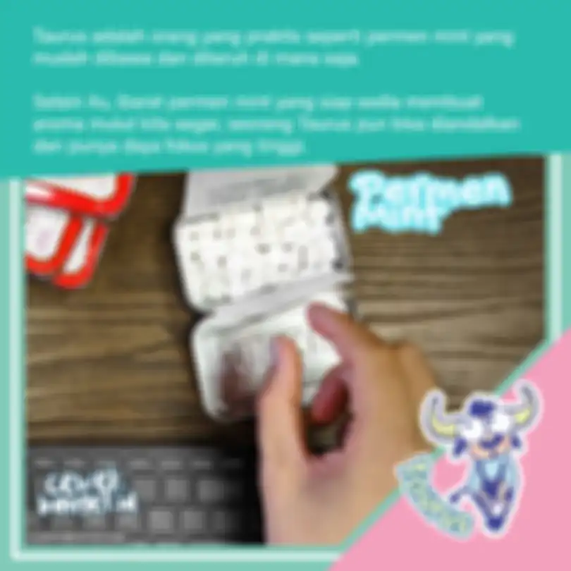Karakter Zodiak Taurus dengan Permen Mint
