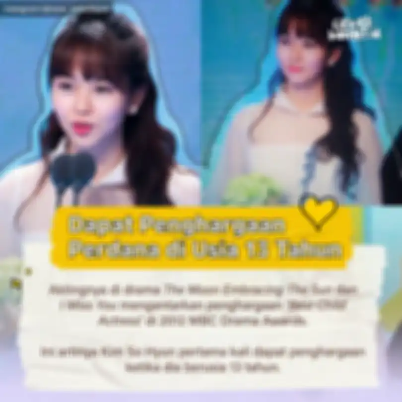 Kim So Hyun Meraih Penghargaan Perdana di Usia 13 Tahun