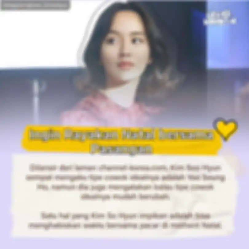 Kim So Hyun Ingin Rayakan Natal Bersama Pasangan