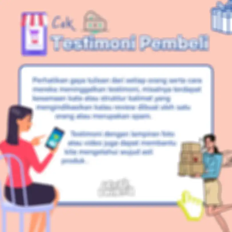 Cek testimoni pembelian