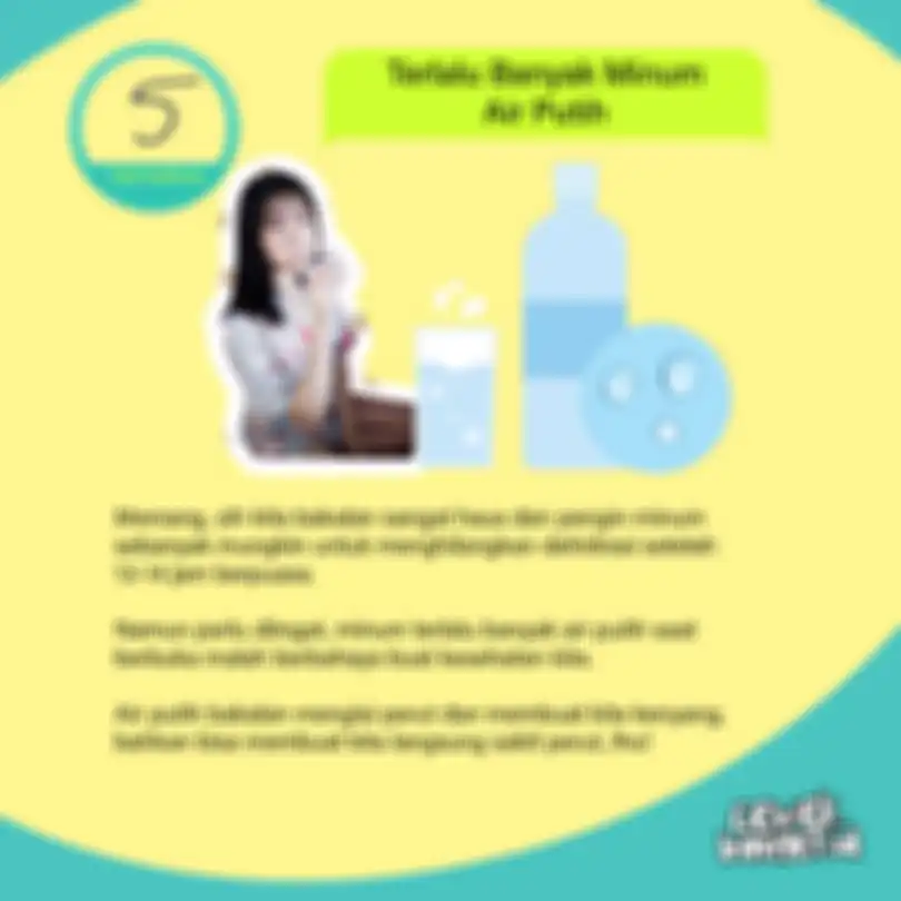Terlalu banyak minum air putih