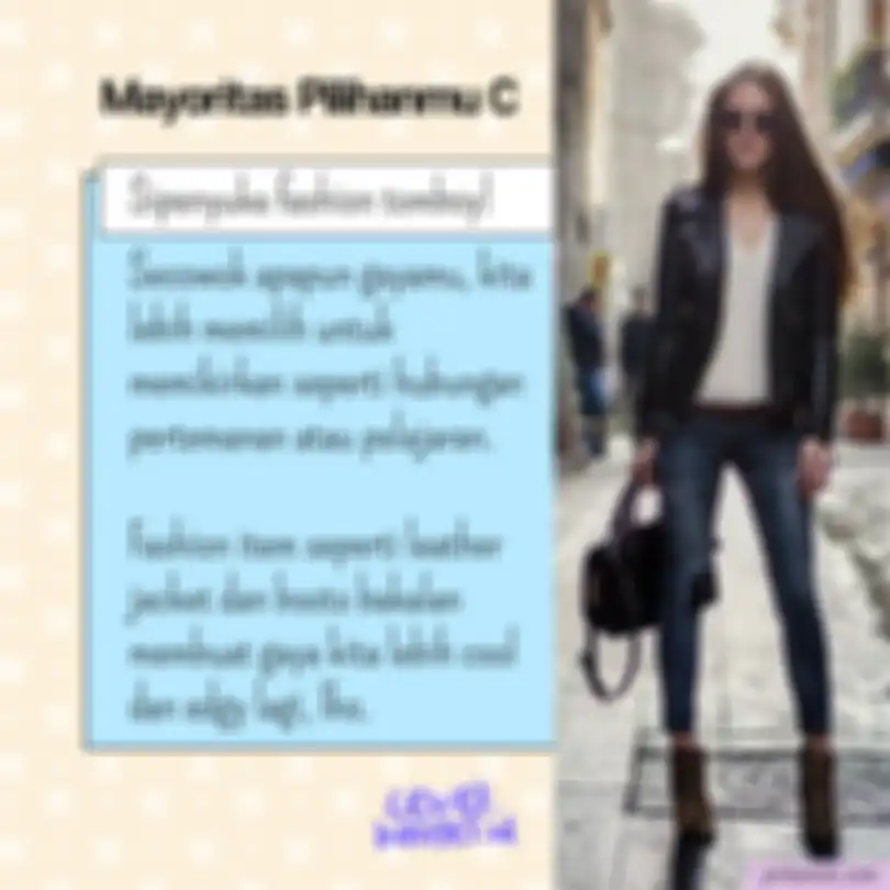 Sipenyuka fashion tomboy