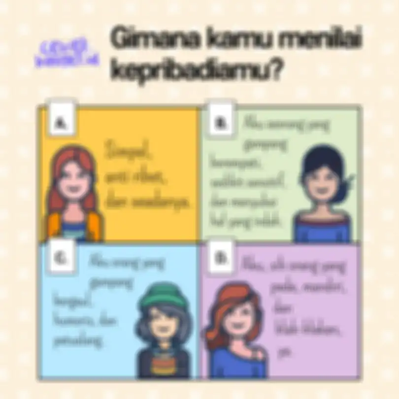 Gimana kepribadian kamu