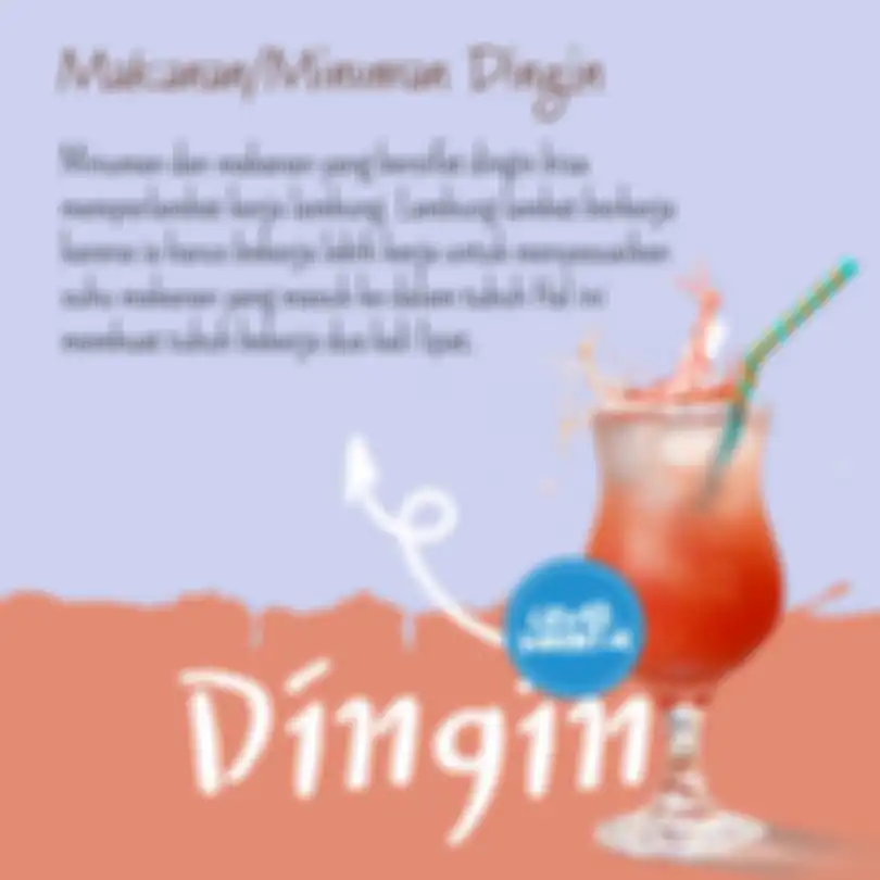 Makanan/Minuman Dingin