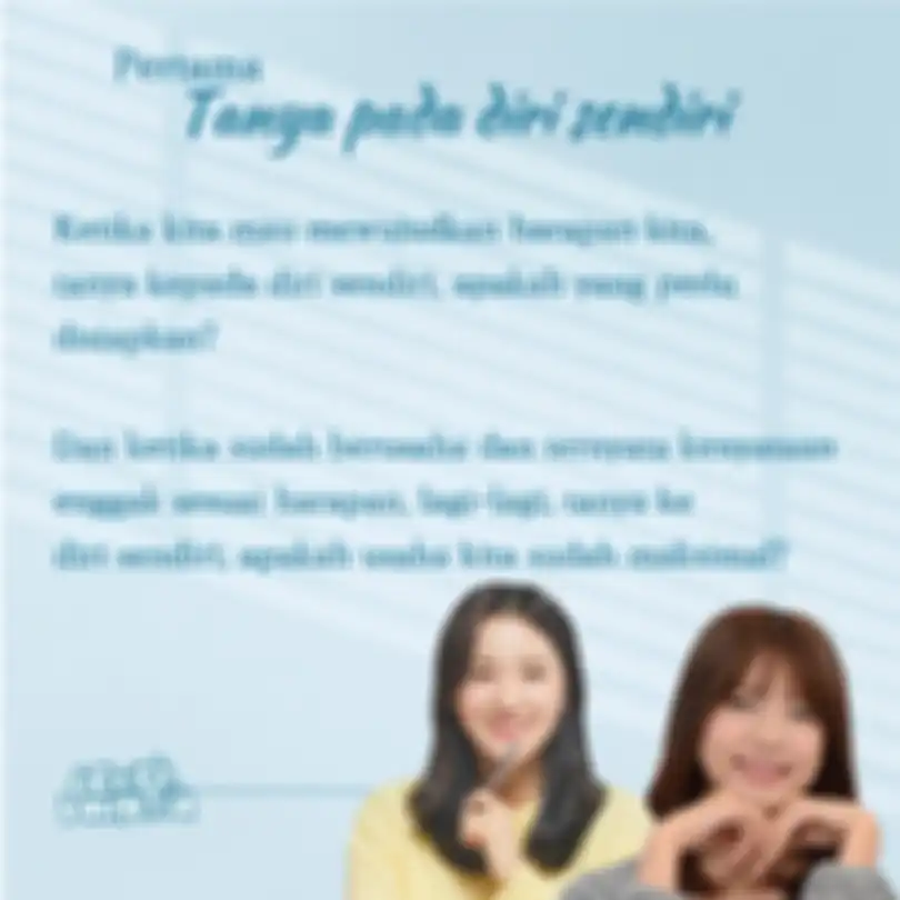 langkah pertama menyikapi harapan yang engga seuai kenyataan