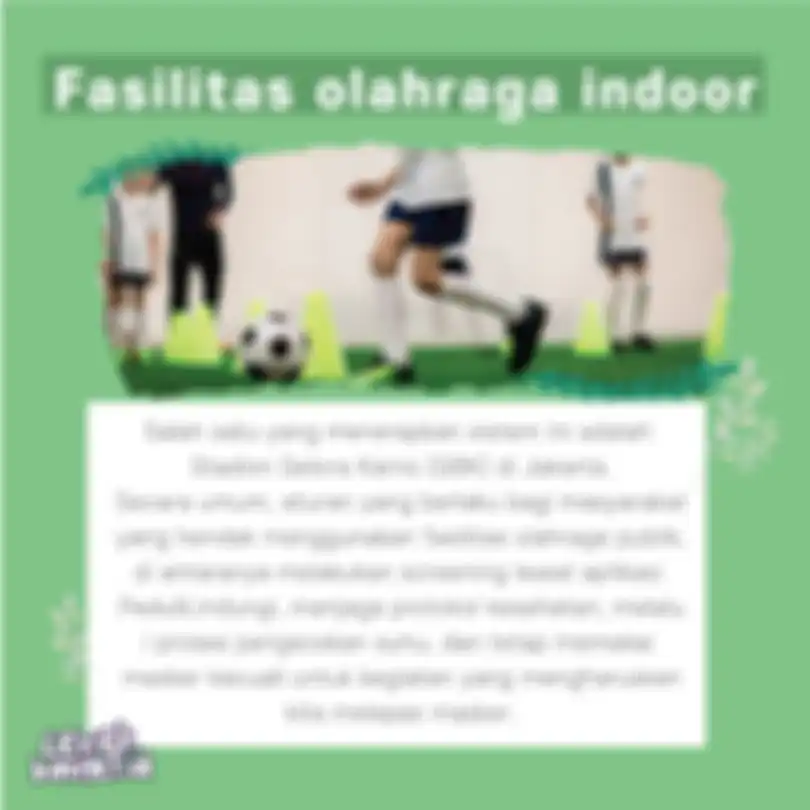 Fasilitas olahraga indoor