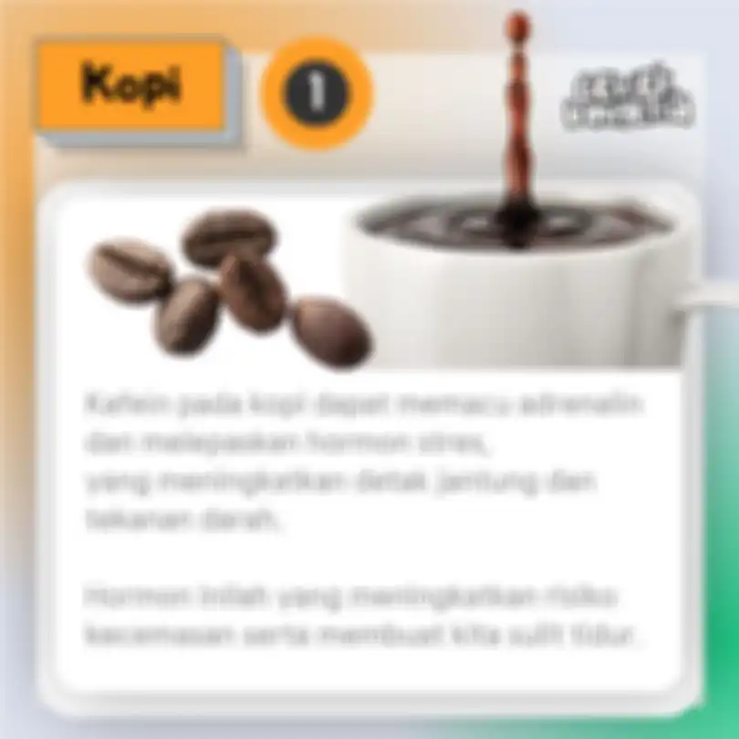 Kopi bikin tingkat kecemasan meningkat
