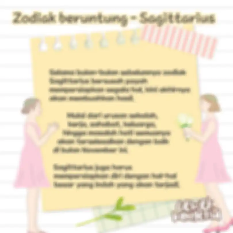 Zodiak Beruntung - Sagittarius