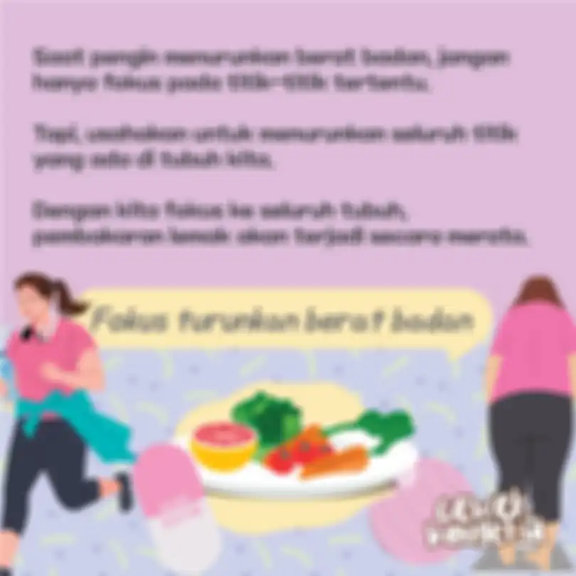 Fokus Turunkan Berat Badan