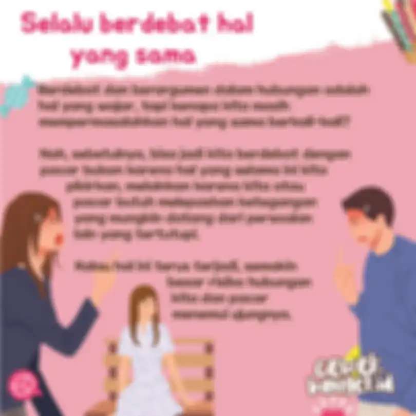 Selalu Berdebat Hal yang Sama