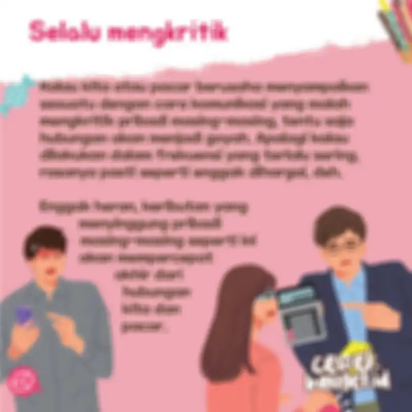 Selalu Mengkeritik