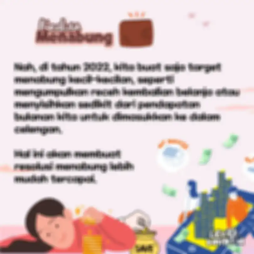 Resolusi Tahun 2022: Menabung