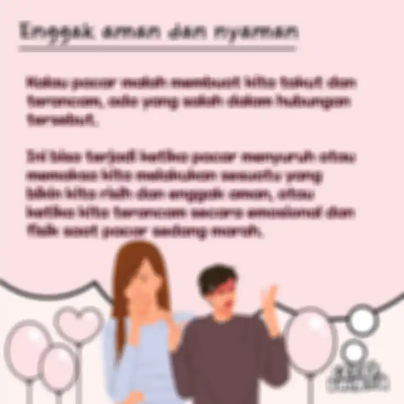 Enggak Aman dan Nyaman
