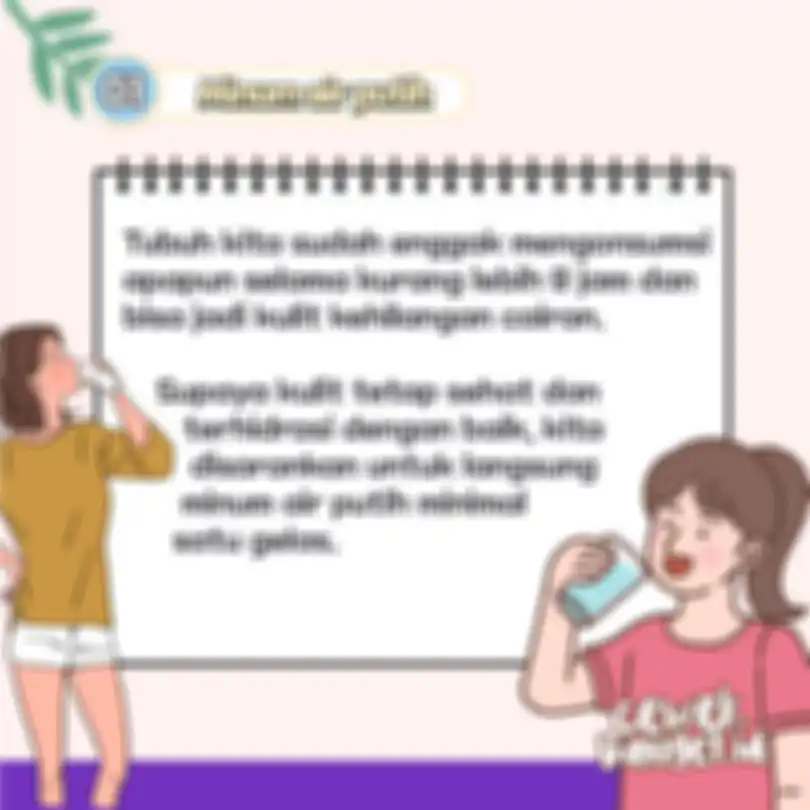 Minum air putih