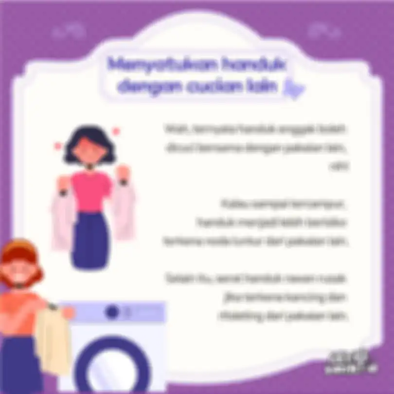 Menyatukan handuk dengan cucian lain