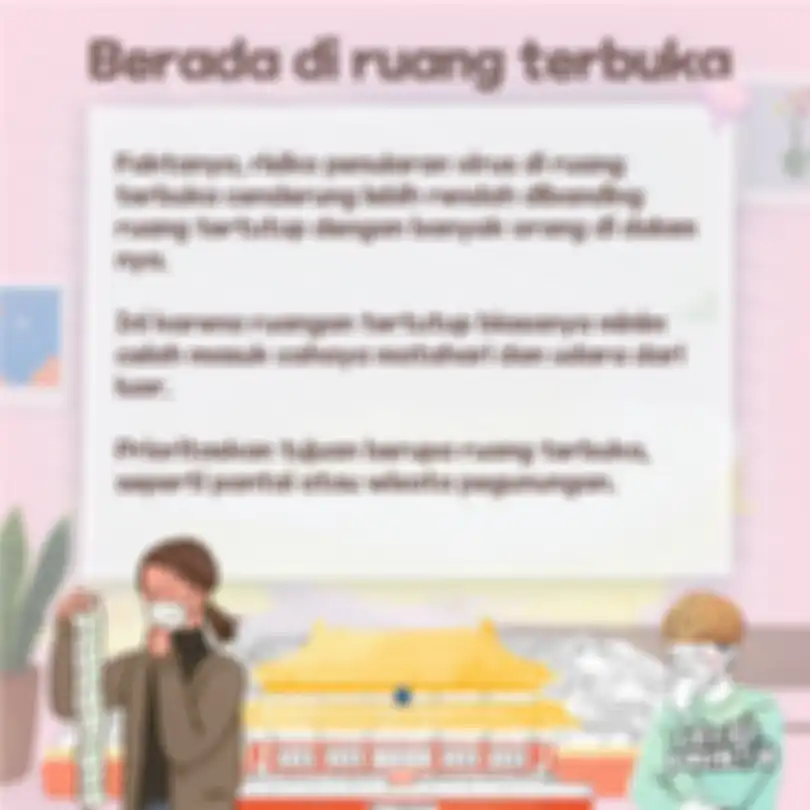 Berada di ruang terbuka