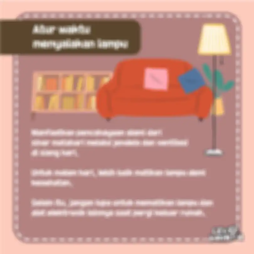 Atur waktu menyalakan lampu
