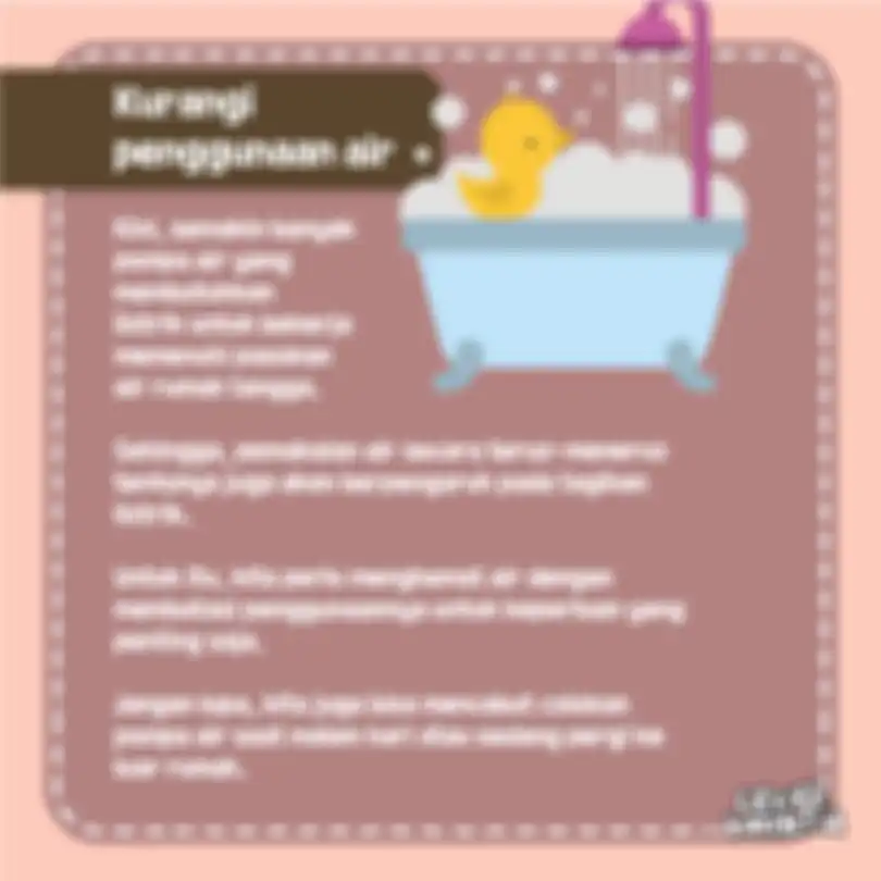 Kurangi penggunaan air