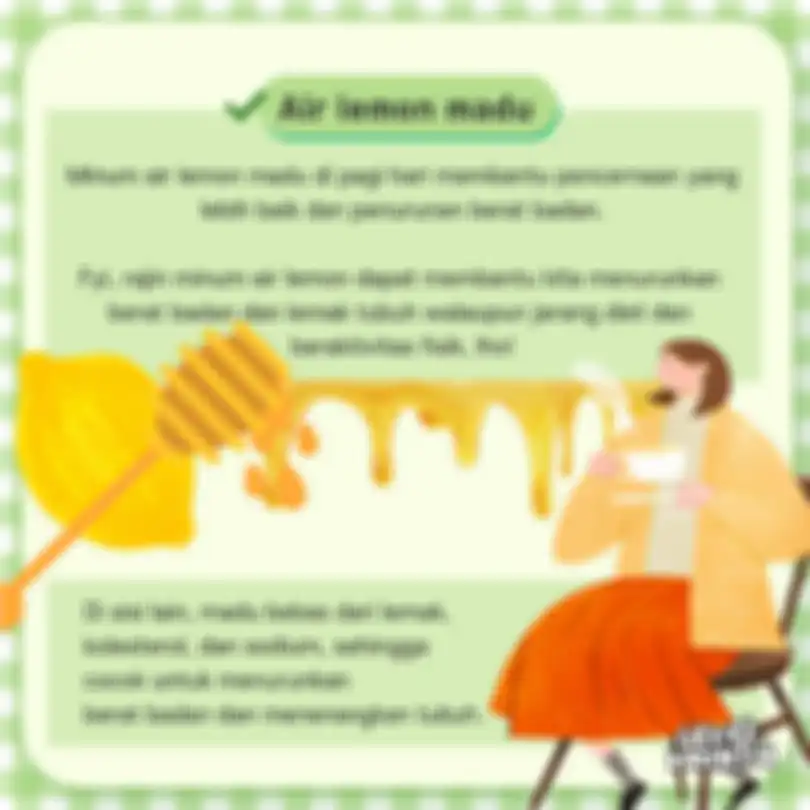 Air lemon madu atasi perut buncit