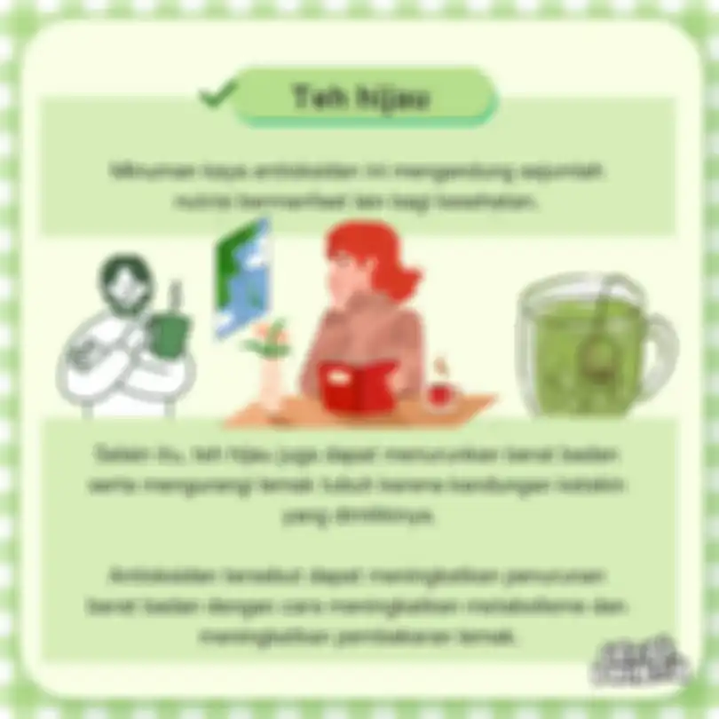 Teh hijau atasi perut buncit