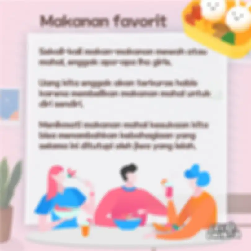 Self reward makanan favorit