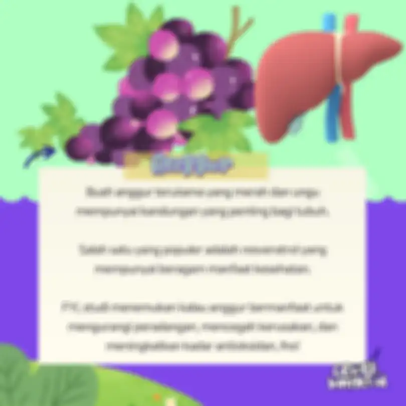 Anggur jaga kesehatan organ hati