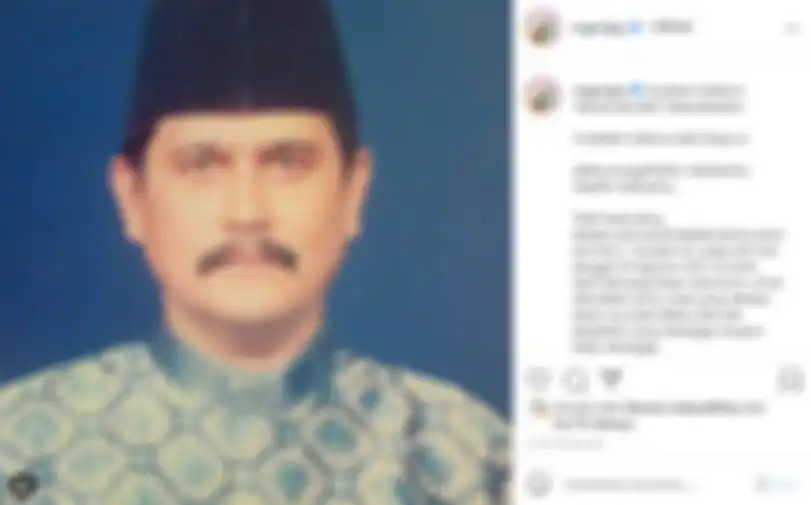 Roger Danuarta mengabarkan berita duka