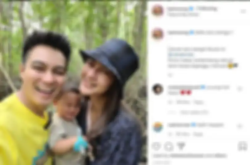 Keluarga Baim Wong sedang liburan ke Pulau Bintan
