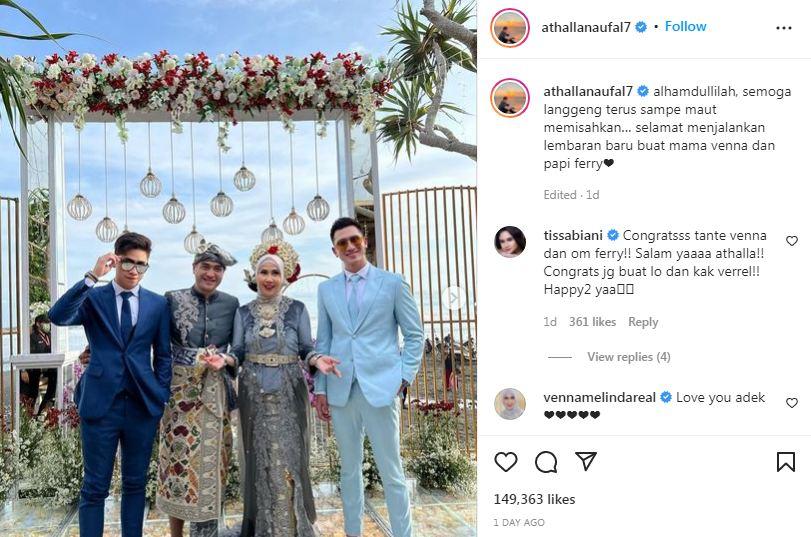 Unggahan foto Athalla Naufal