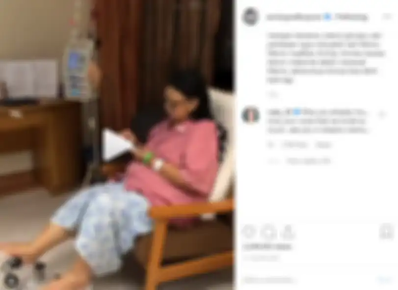 Balasan Aliya di kolom komentar unggahan Annisa Pohan