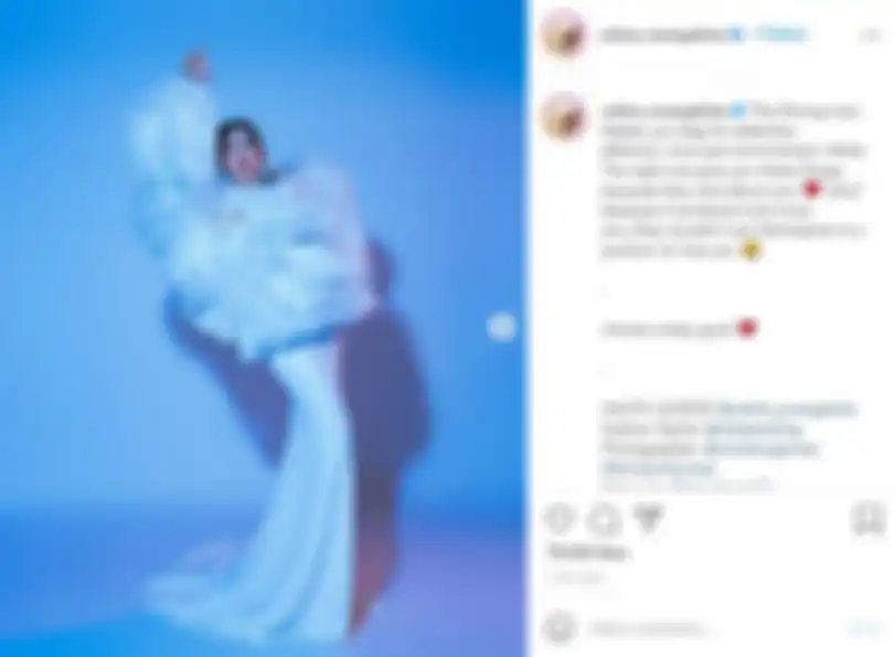 Unggahan Instagram Celine Evangelista