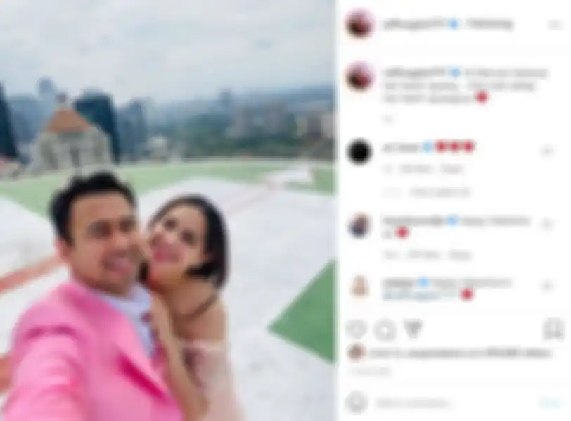 Raffi Ahmad Unggah Foto Kemesraan Bareng Nagita Slavina Saat Rayakan Hari Valentine