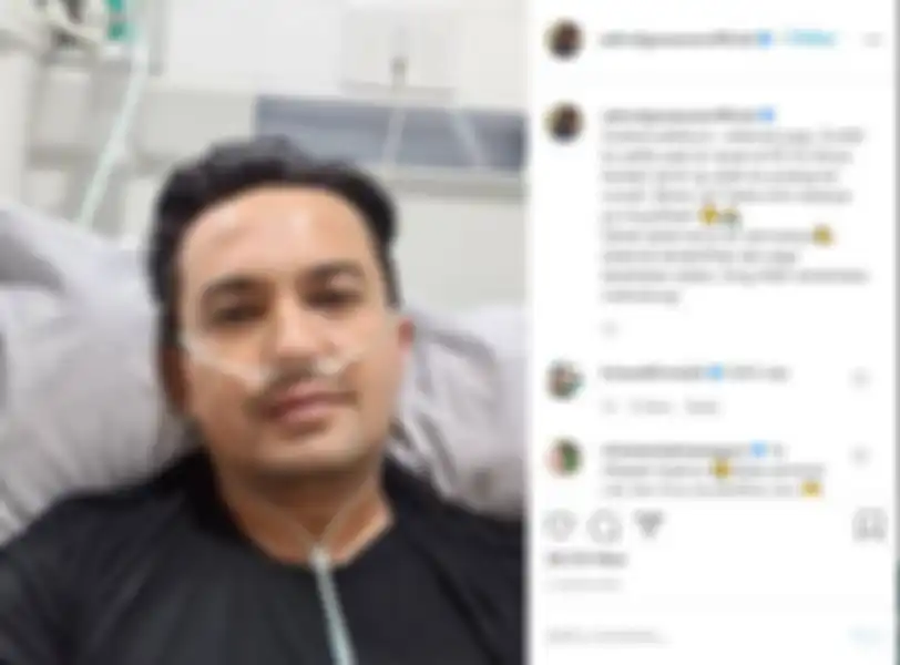 Sahrul Gunawan jatuh sakit