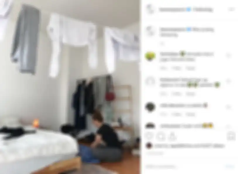 Cara Keenan menjemur baju jadi sorotan