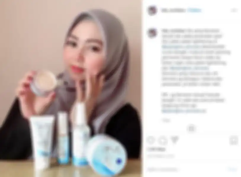 Kakak ipar Syahrini diendorse produk kosmetik
