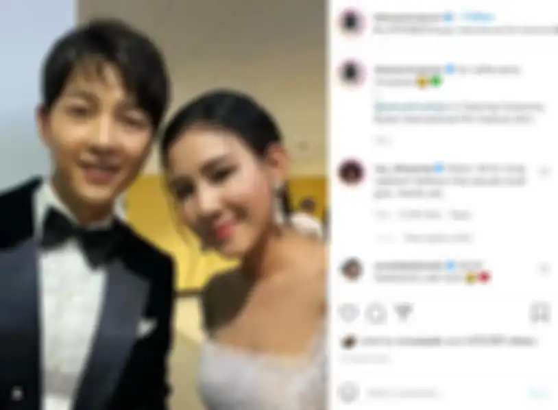 Unggahan Shenina Cinnamon bersama Song Joong Ki