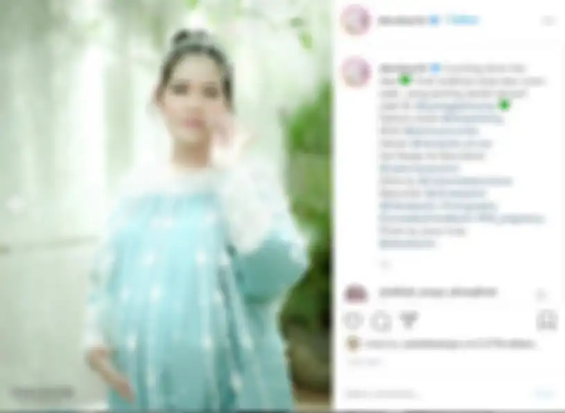 Kahiyang Ayu saat maternity photoshoot