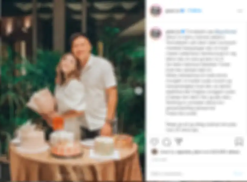 unggahan gisel dihari ulang tahunnya