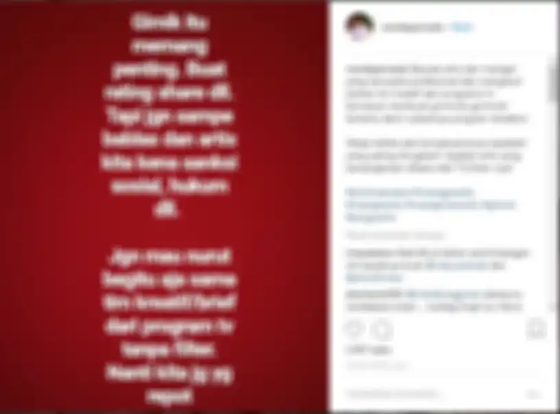 Unggahan Nanda Persana, Ketua Manajer Artis Indonesia