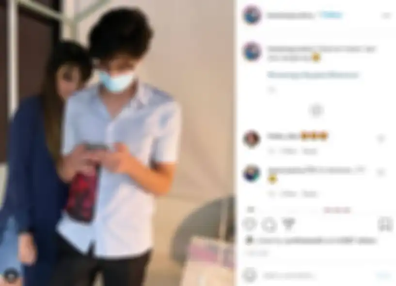 Luna Maya kepergok nempel manja di bahu Dimas Beck