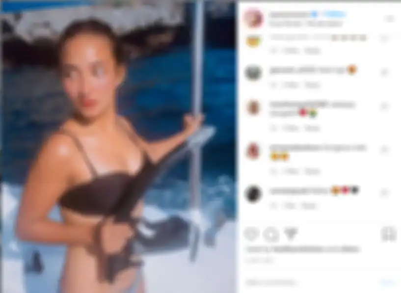 Komentar netizen dalam postingan Naomi Zaskia