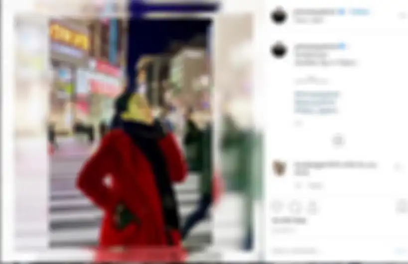 Gaya Syahrini saat di Jepang