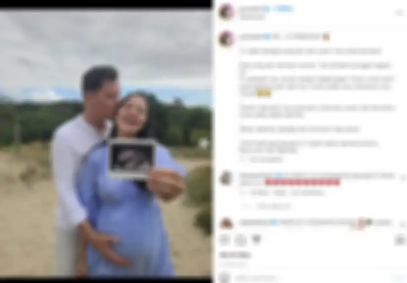 Gracia Indri umumkan kehamilan anak pertamanya. 