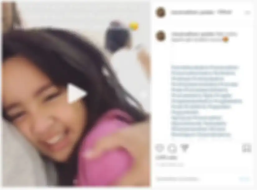 Unggahan Nia Ramadhani merekam momen ketika Mikhayla menangis karena masuk ke daftar OSIS sekolah.
