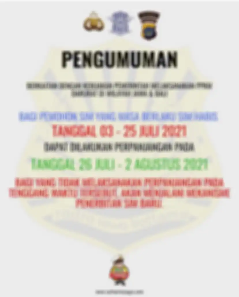 Dispensasi perpanjangan SIM