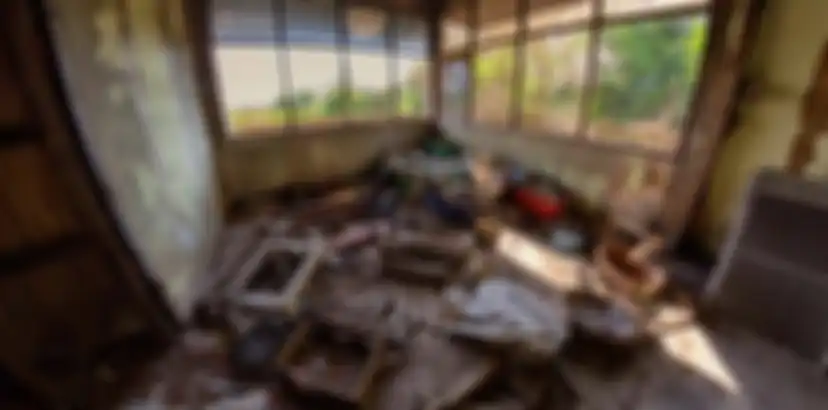 Rumah itu sekarang dipenuhi ular dan biawak.