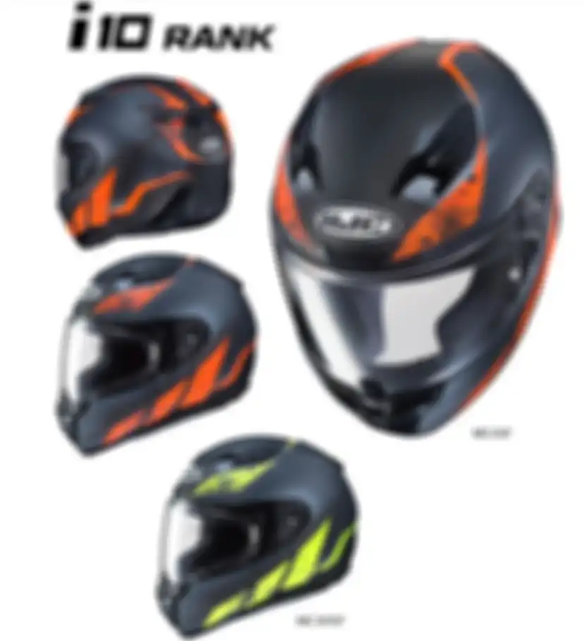 Beberapa pilihan warna grafis helm HJC i10