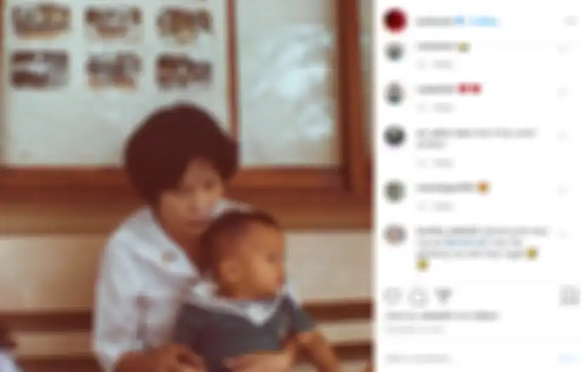 Potret ibu Ariel Noah yang dianggap mirip Sarah Amalia