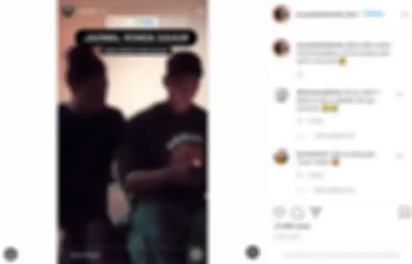 Arya Saloka dan Arie Kriting yang tertangkap kamera sedang meronda di lingkungan rumah