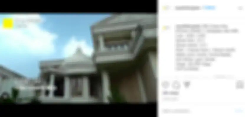 Unggahan agen properti yang menjual rumah Anang dan Ashanty